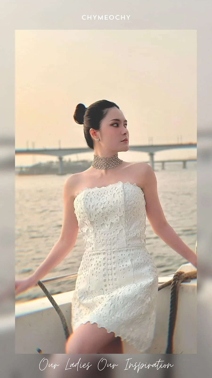 Gorgeous Doan Di Bang In A Corset Dress 3 CHYMEOCHY Gorgeous Doan Di Bang In A Corset Dress 2