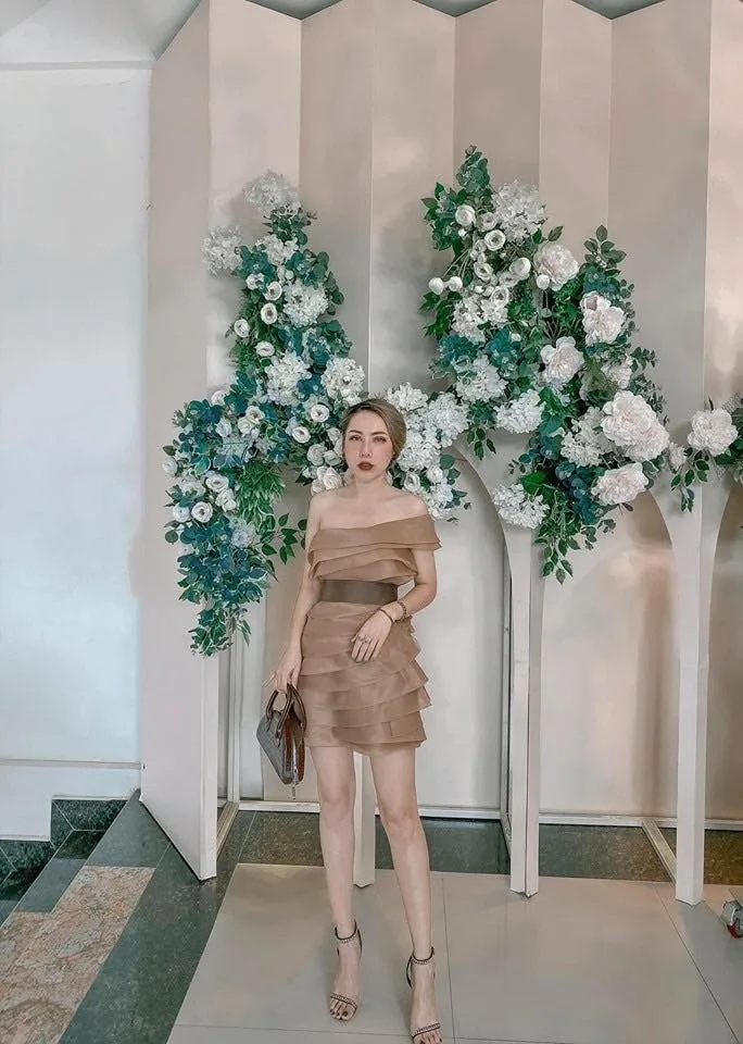 The One-Shoulder Organza Dress: Elevate Your Elegance with CHYMEOCHY's Iconic Bestseller 11