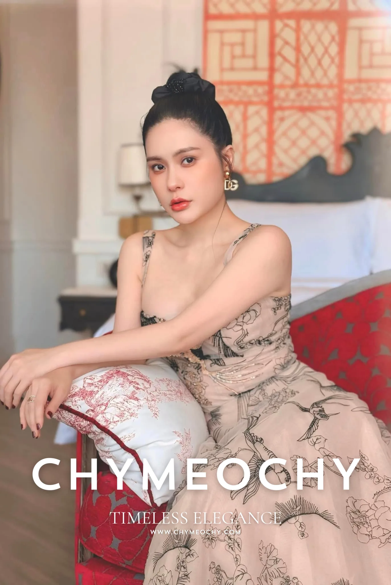 Timeless Crane Mesh Dress – An Exquisite Masterpiece of Poetic Elegance on Ms. Doan Di Bang 4