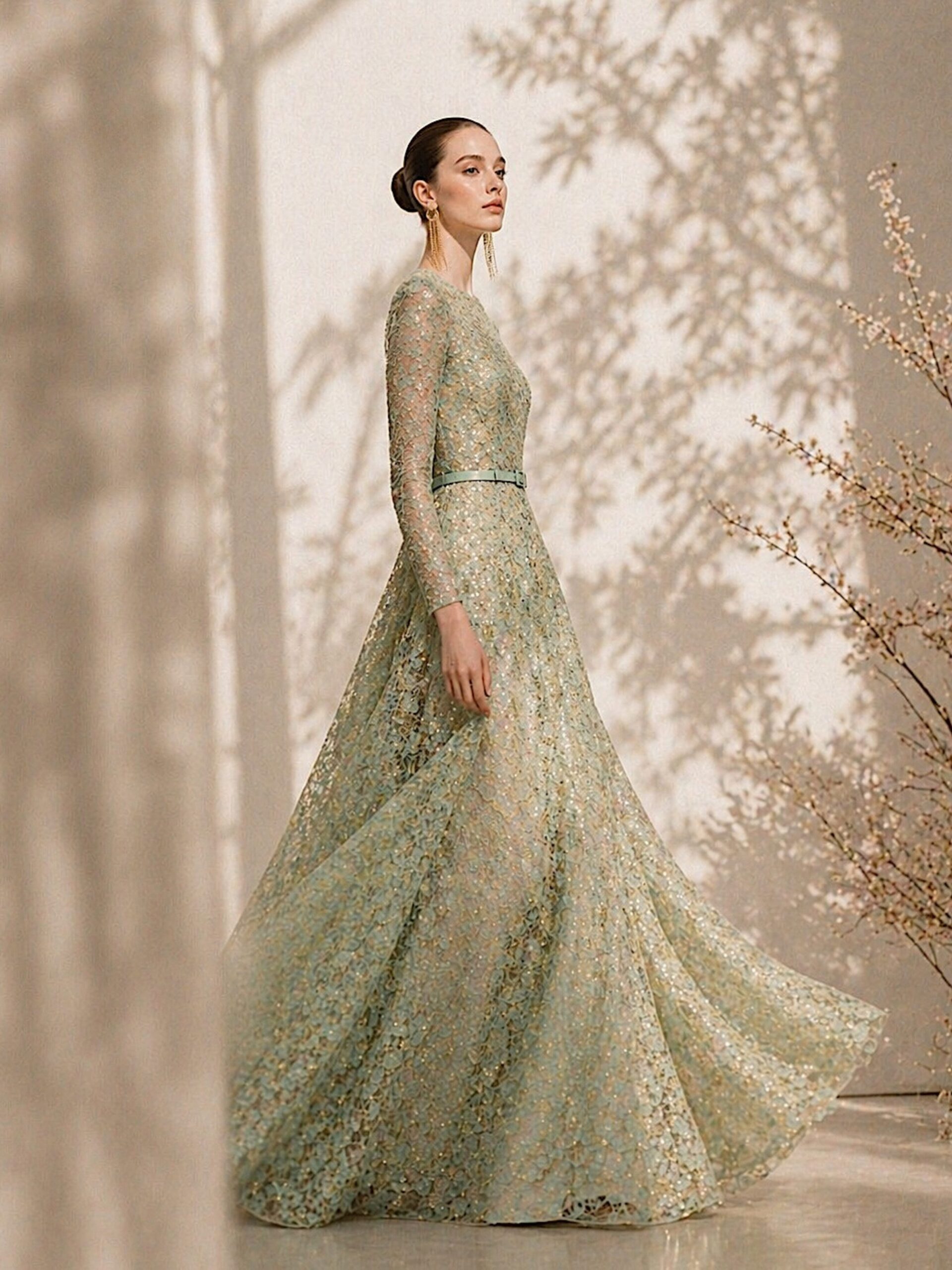 The Sapphire Empress Gown