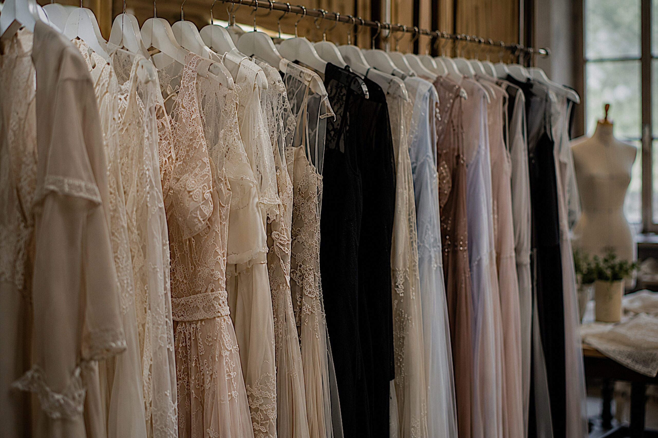 CHYMEOCHY collection rack inside the atelier