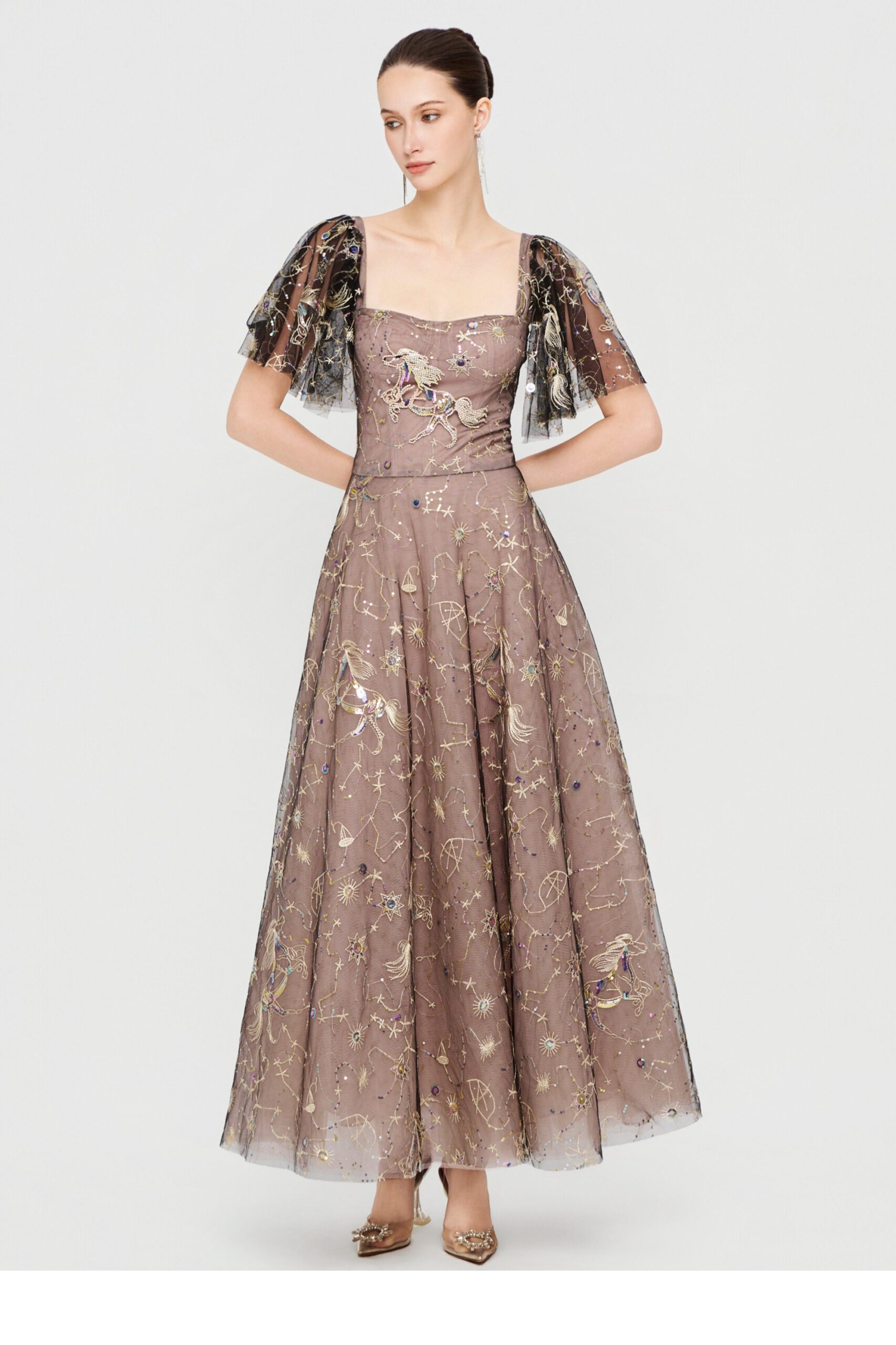 Celeste Veil Gown