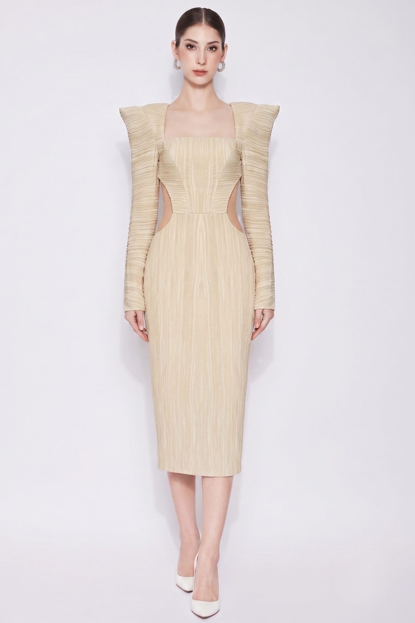 W - Jocelyn Longuette Dress - beige