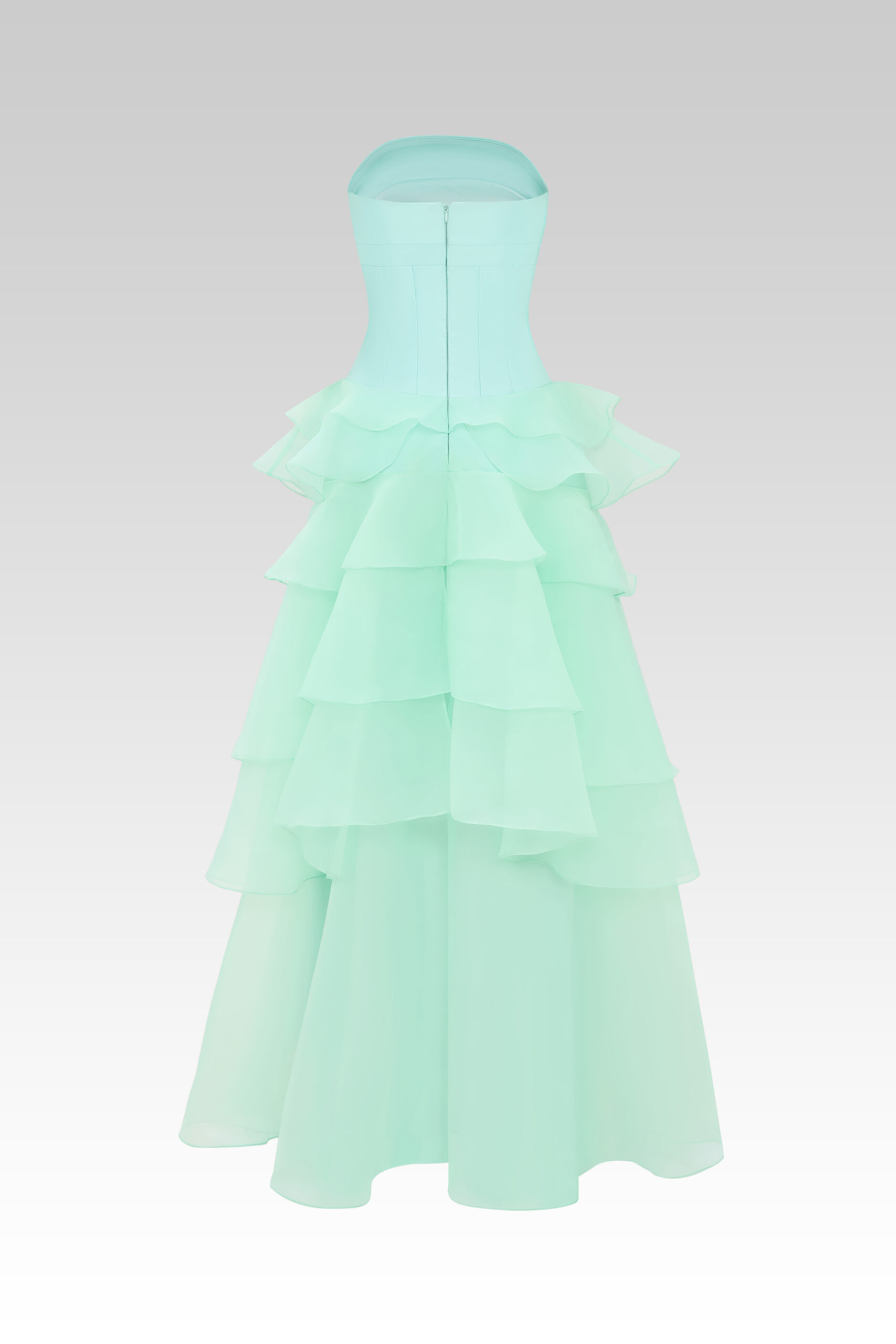 Mint Cascade Gown