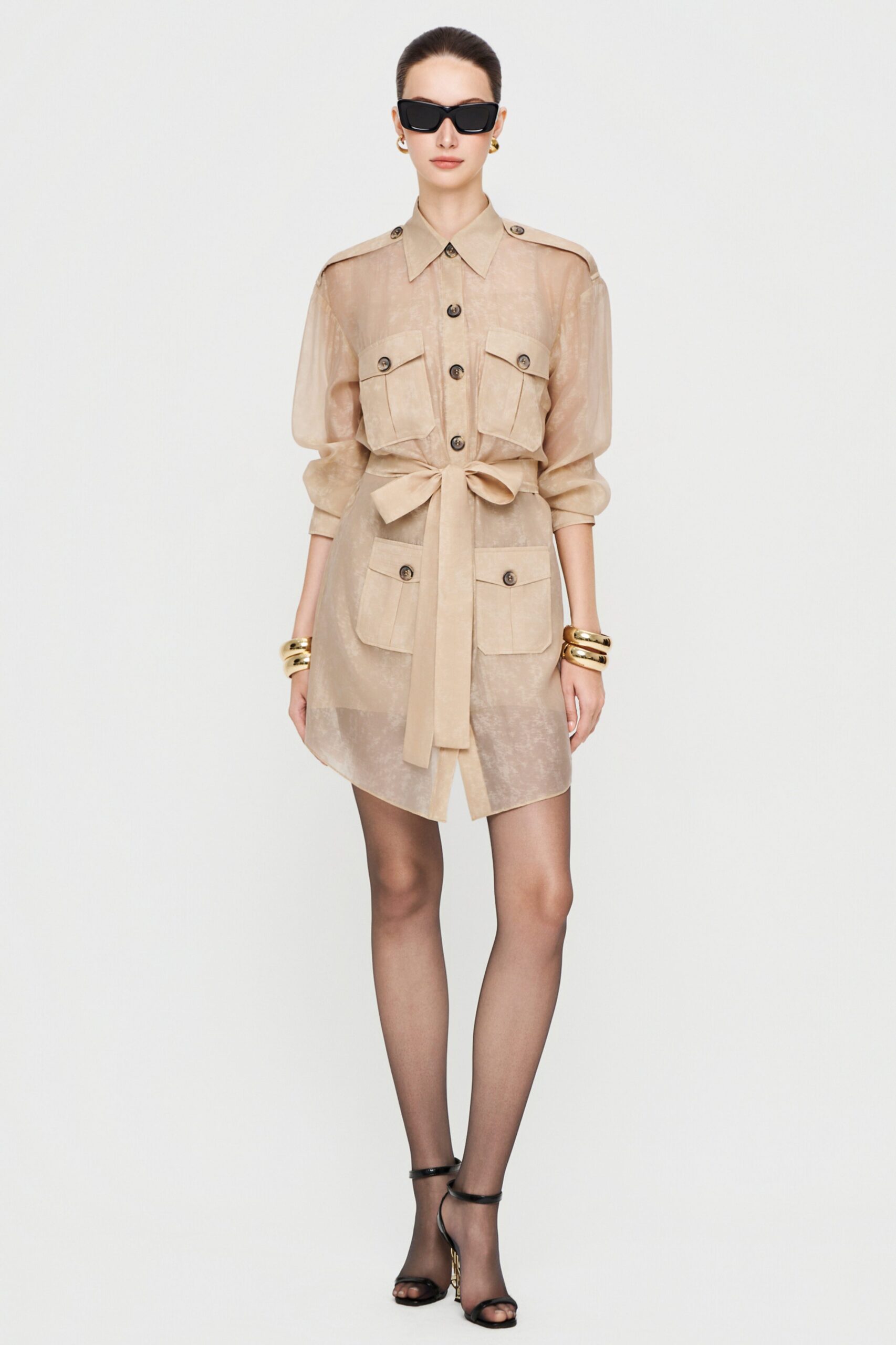 Nomade Organza Shirt Dress