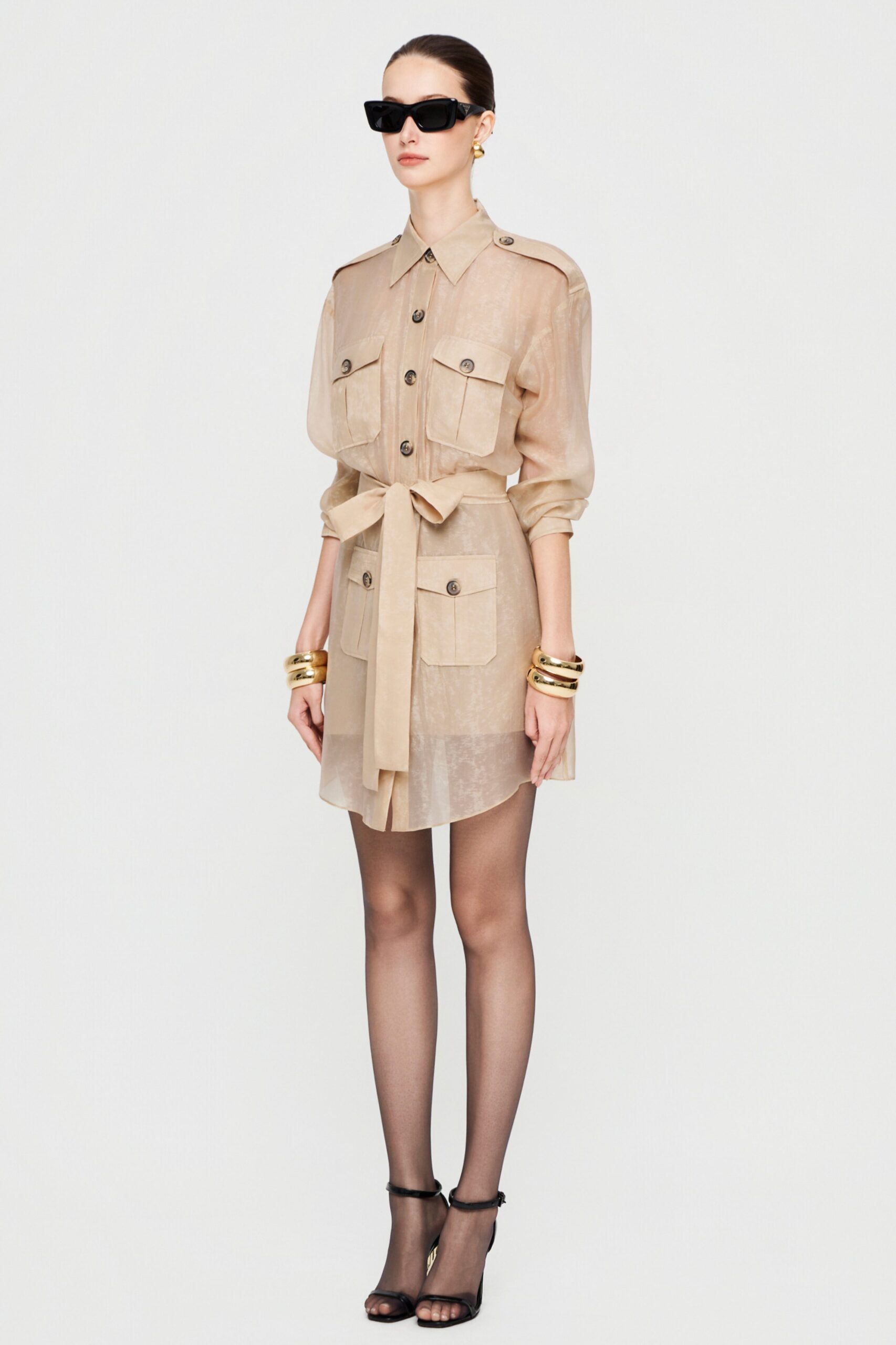 Nomade Organza Shirt Dress