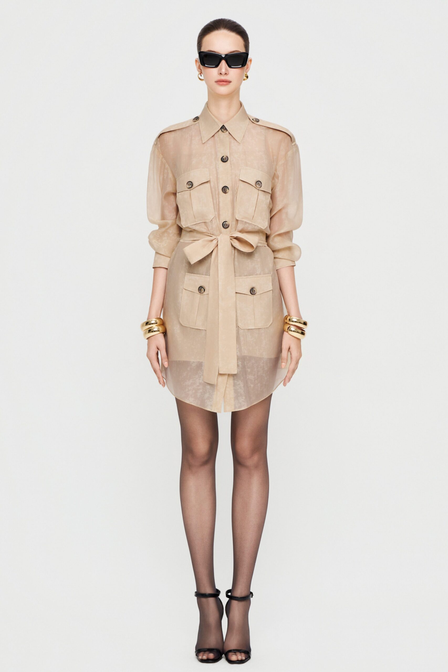 Nomade Organza Shirt Dress