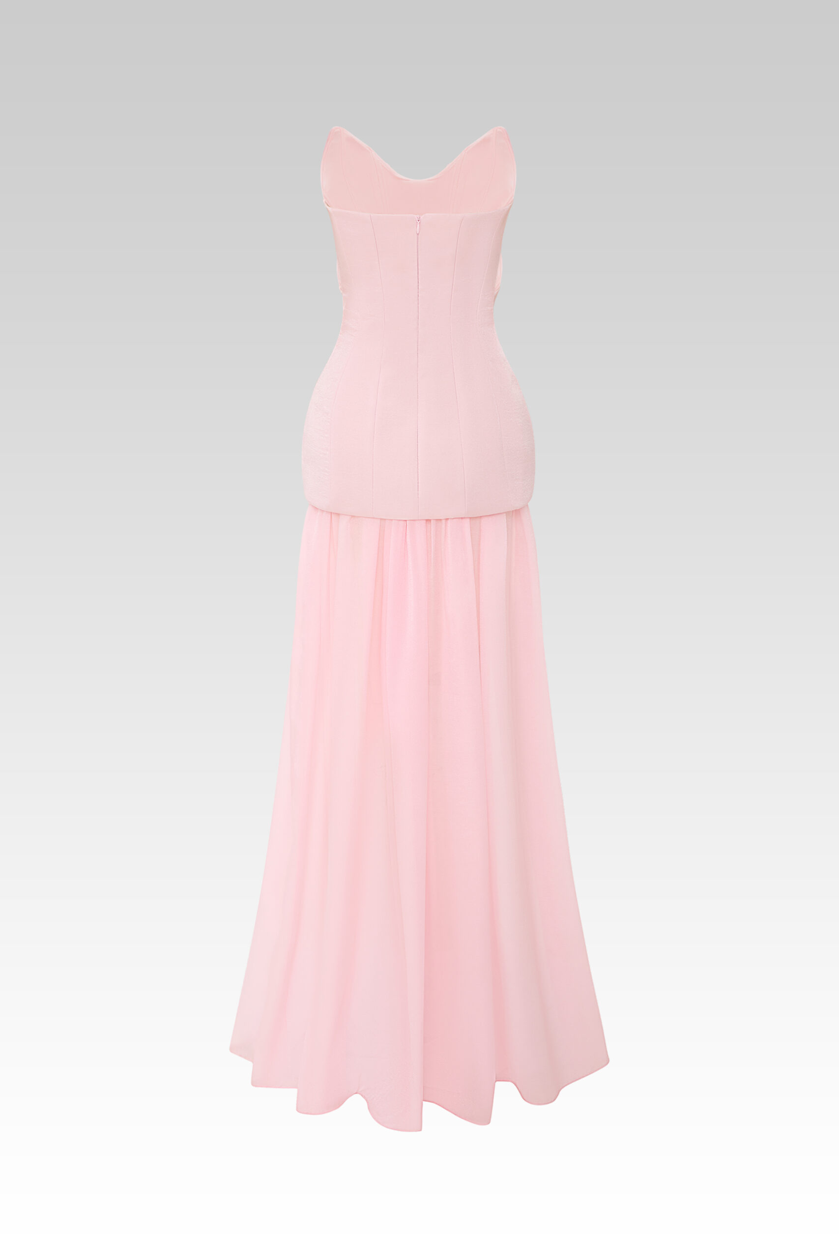 Rose Éventail Gown
