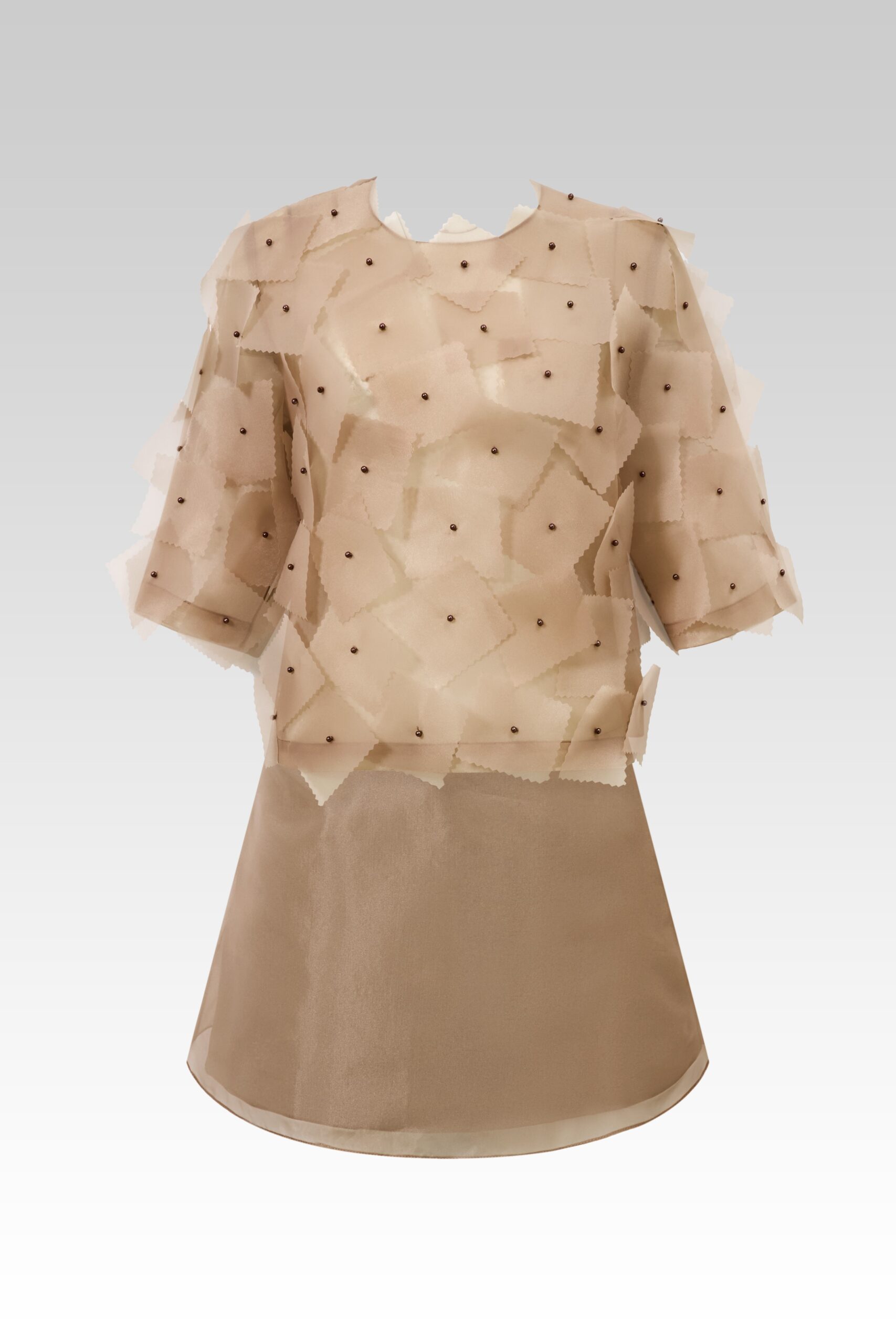 Set Mid Sleeves Organza