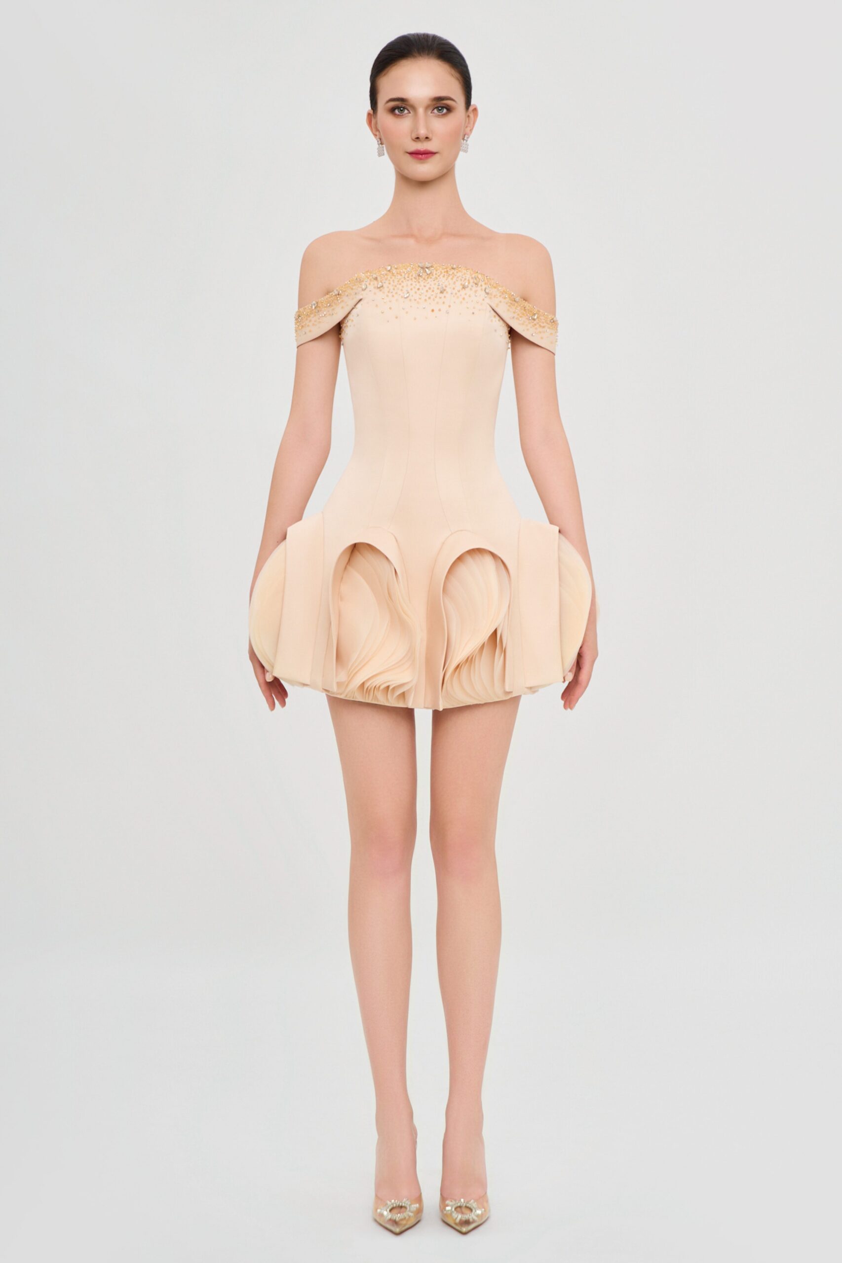Starlit Bloom Mini Dress