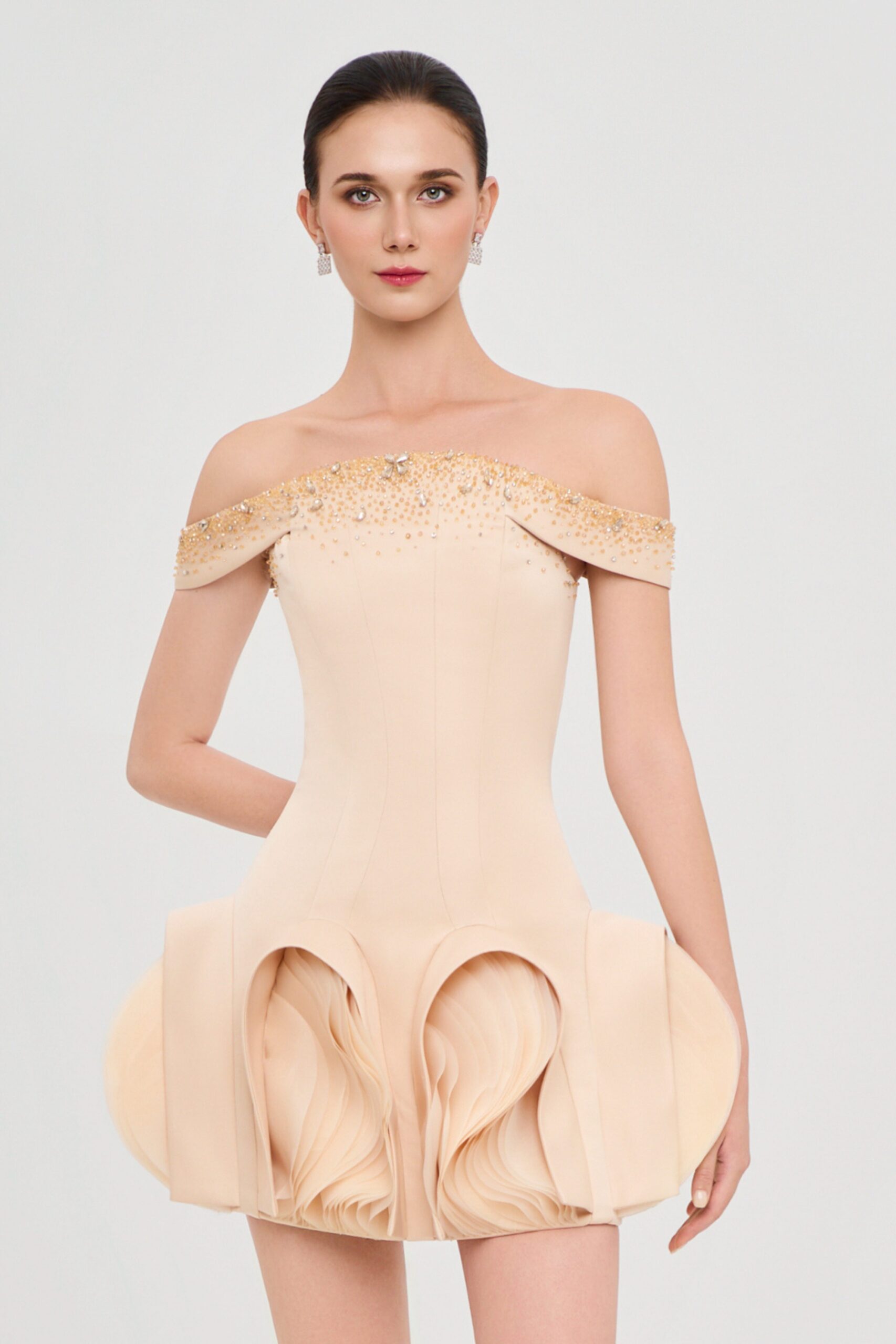 Starlit Bloom Mini Dress