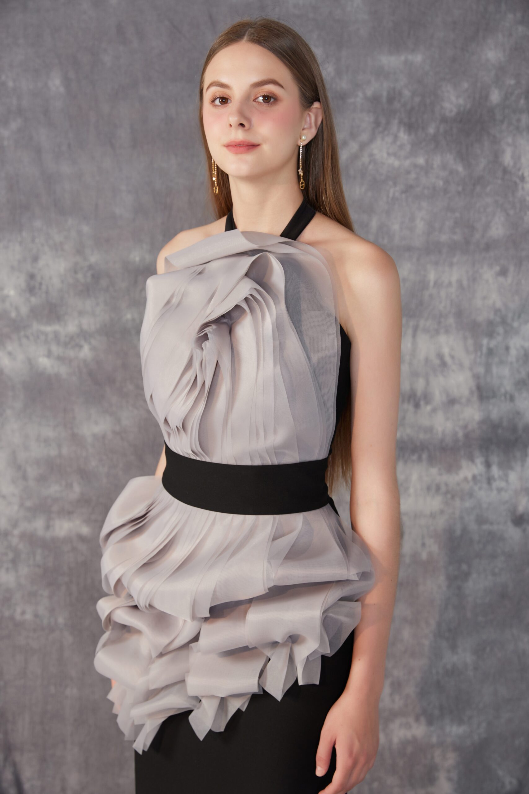 Wisteria Falling Mini Dress