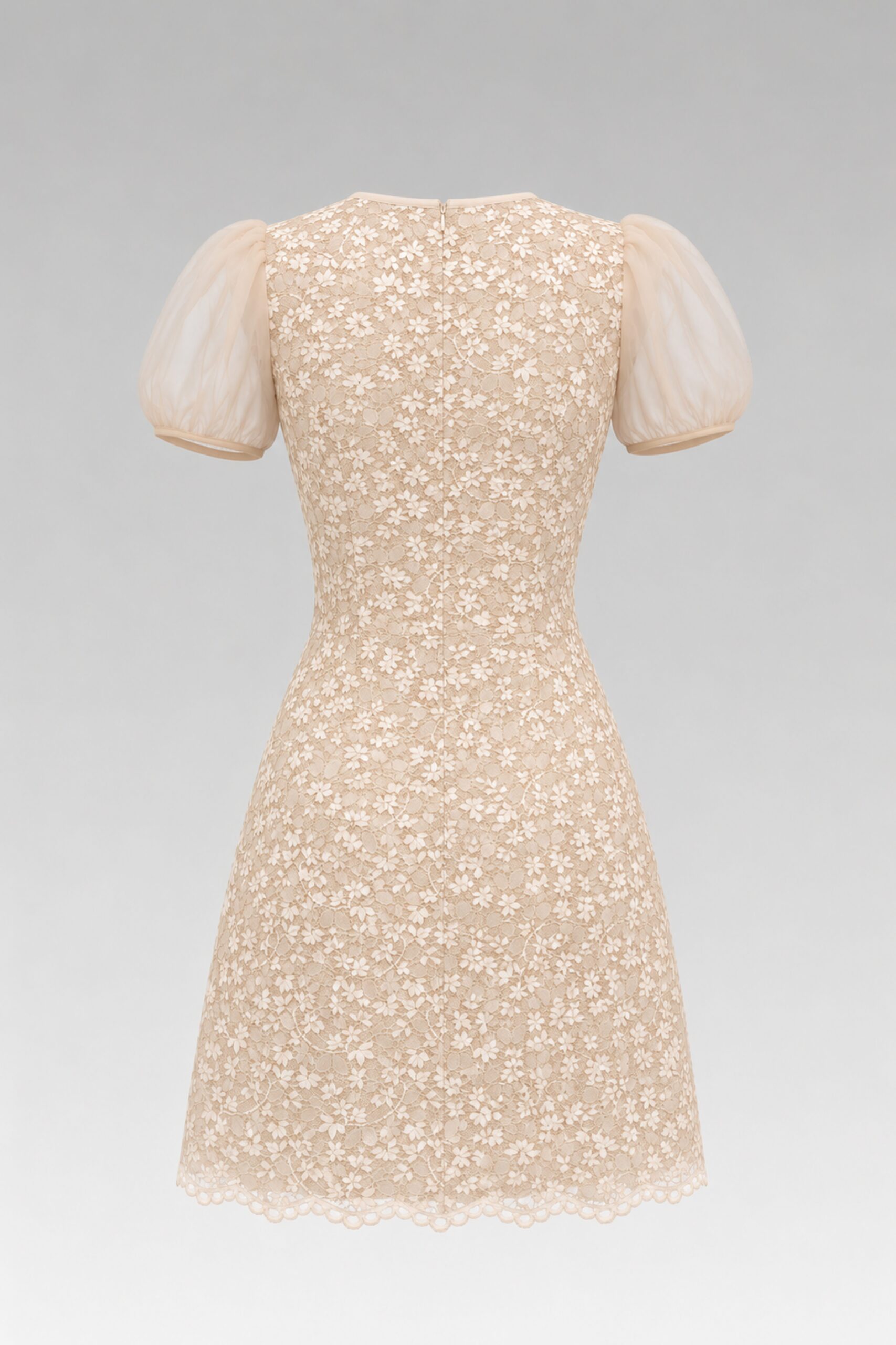 The Ivory Rosette Mini Dress