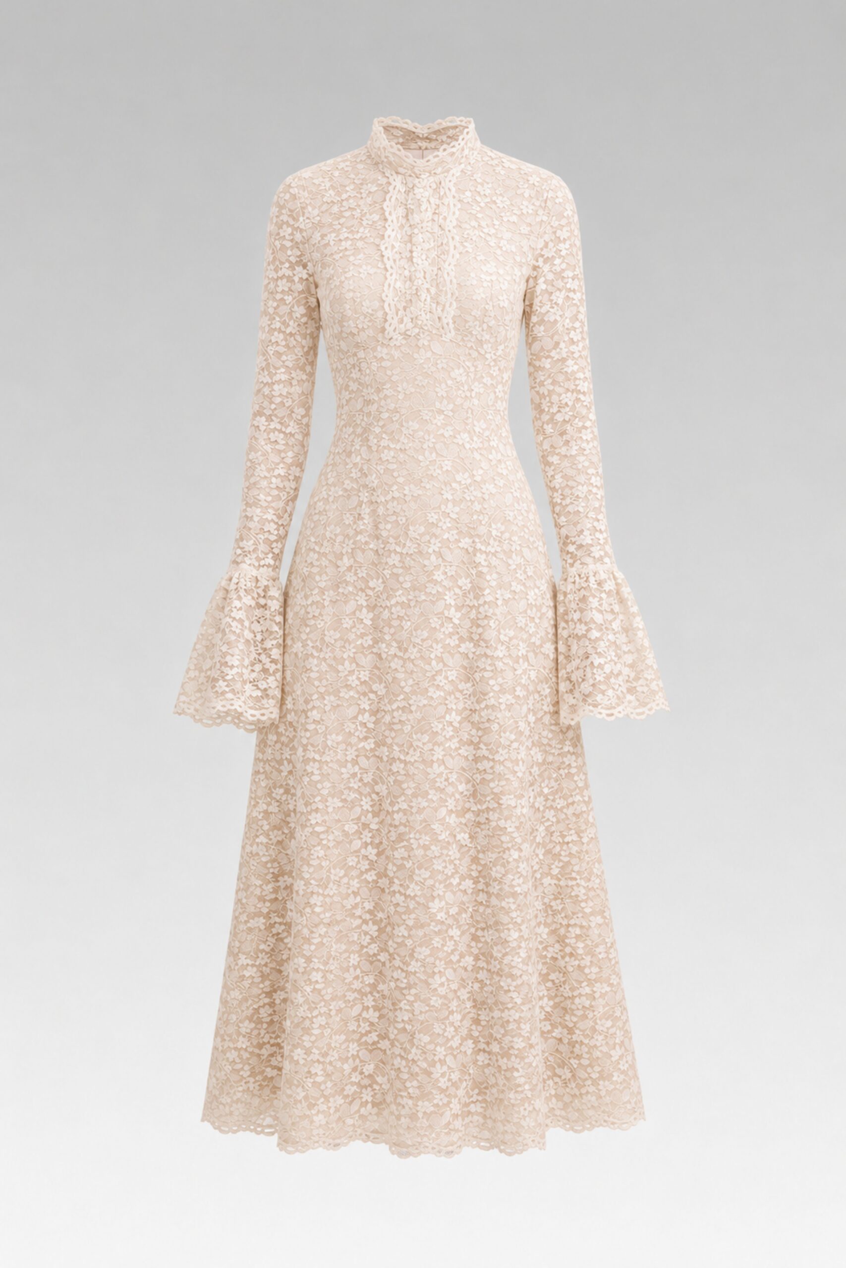 Ivory Whisper Lace Dress