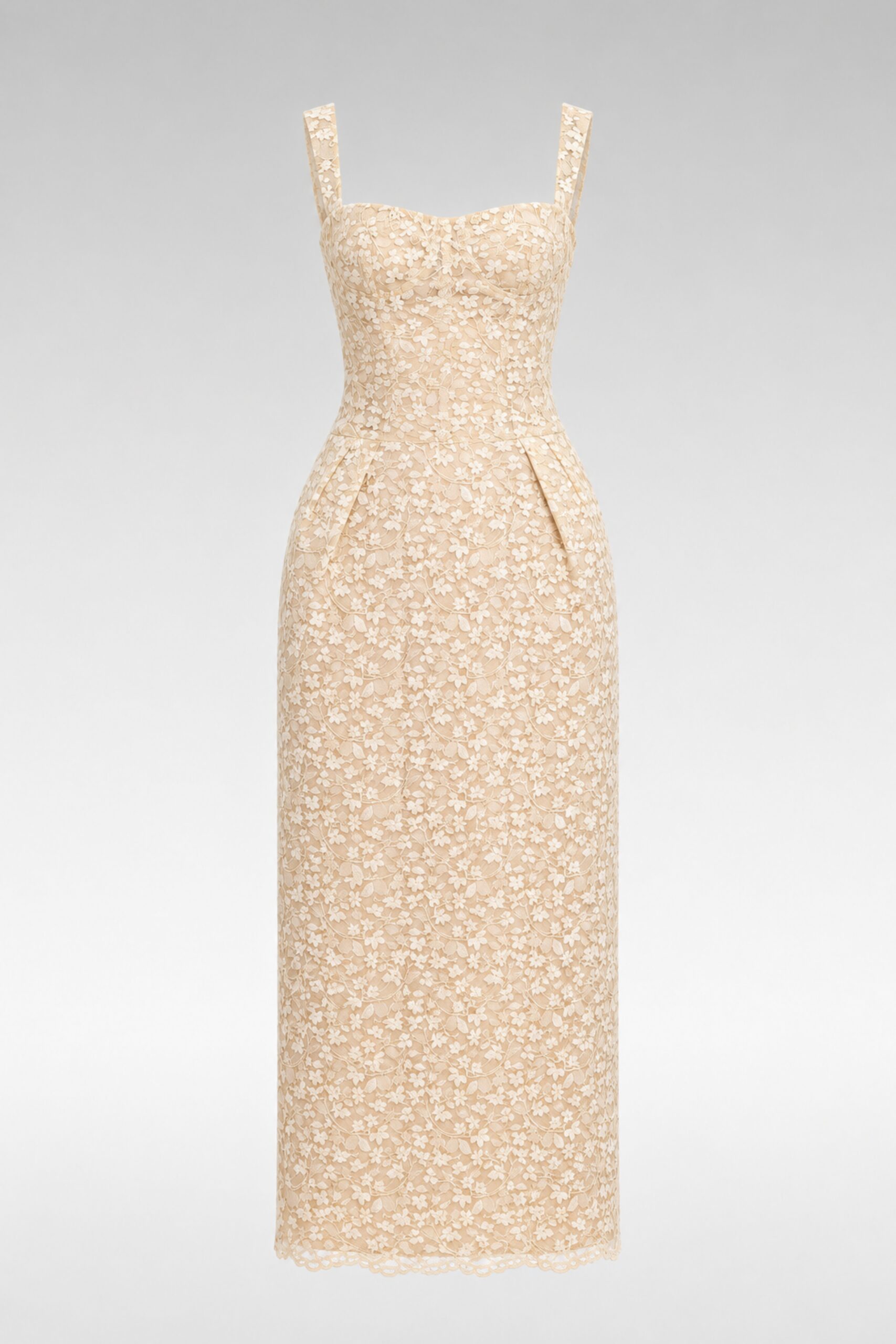 The Élise Lace Column Dress
