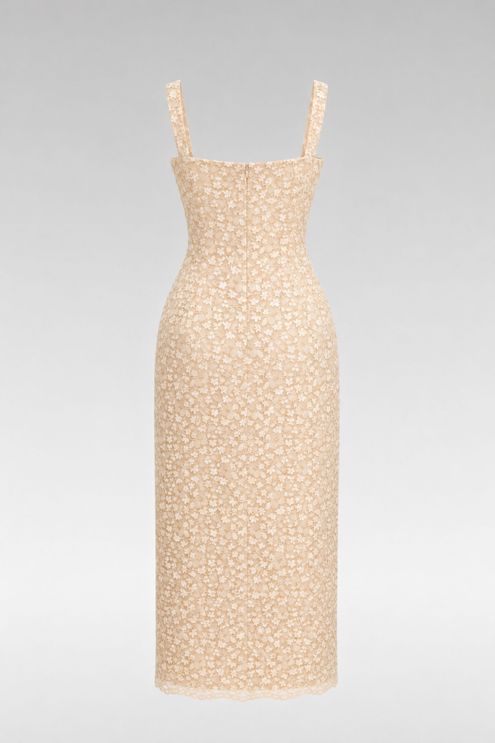The Élise Lace Column Dress