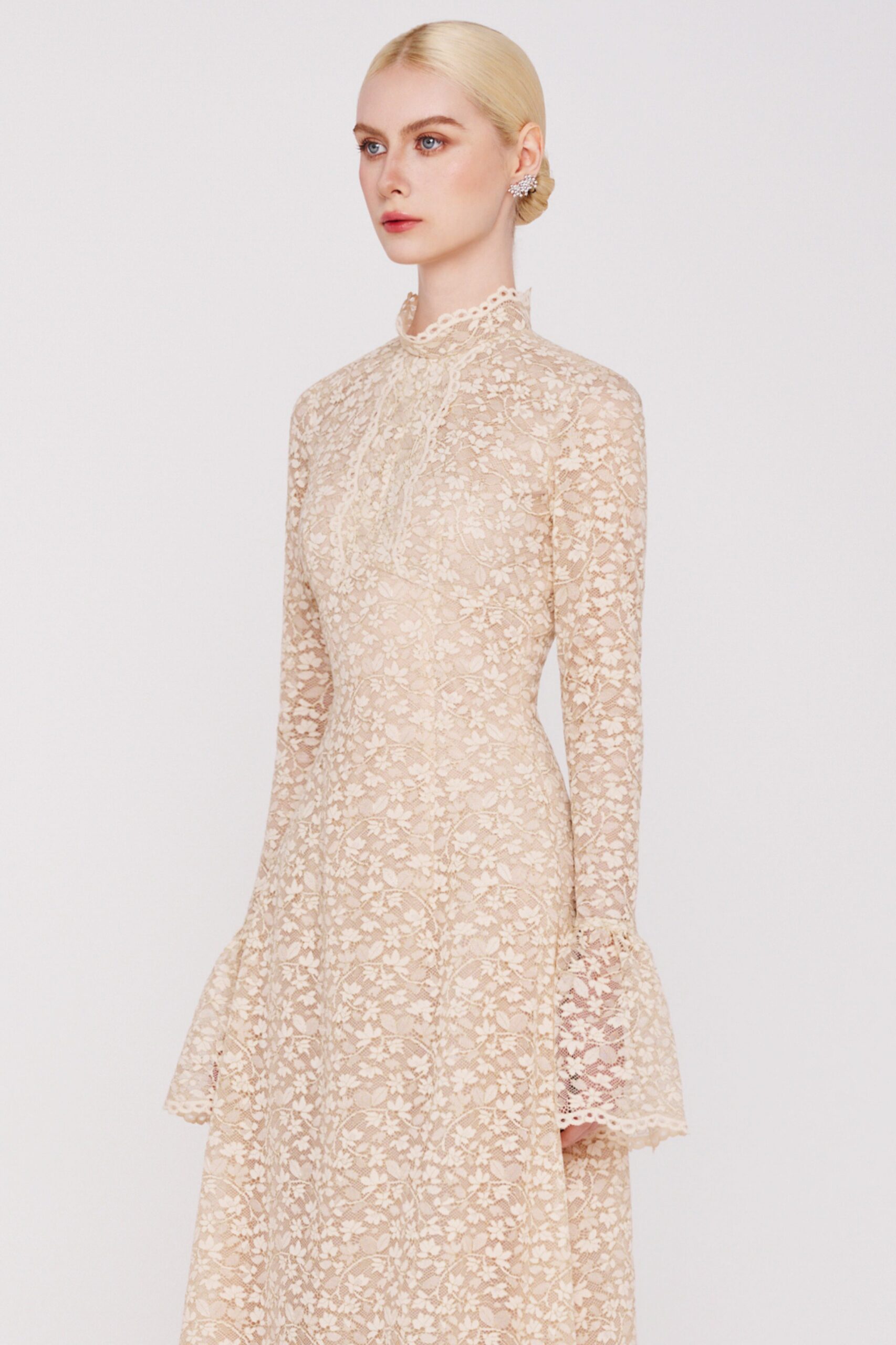 Ivory Whisper Lace Dress