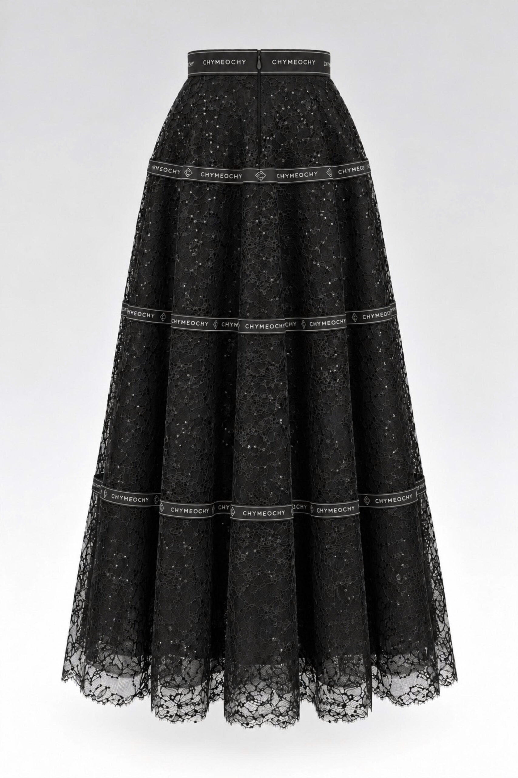 Celestine Lace Maxi Skirt - Black