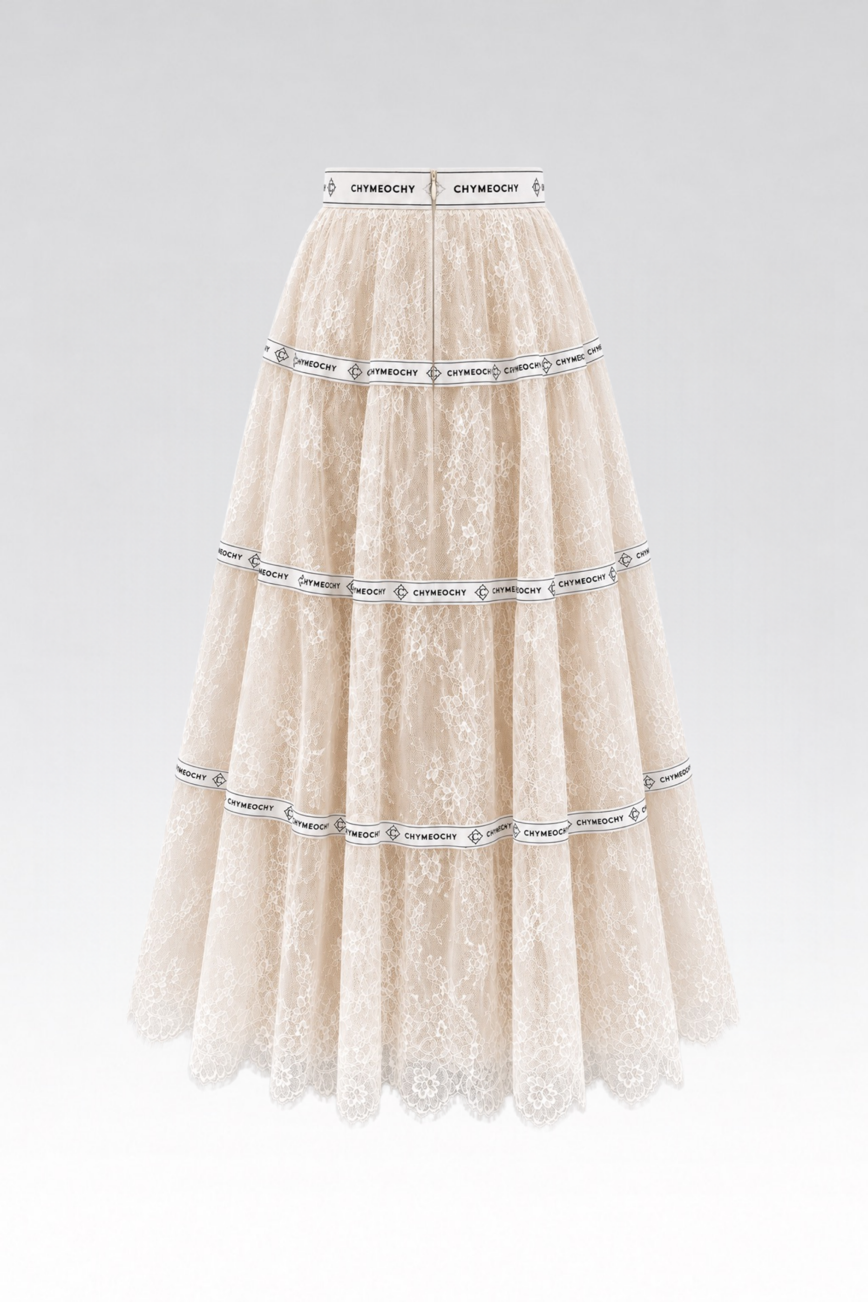 Celestine Lace Maxi Skirt - White